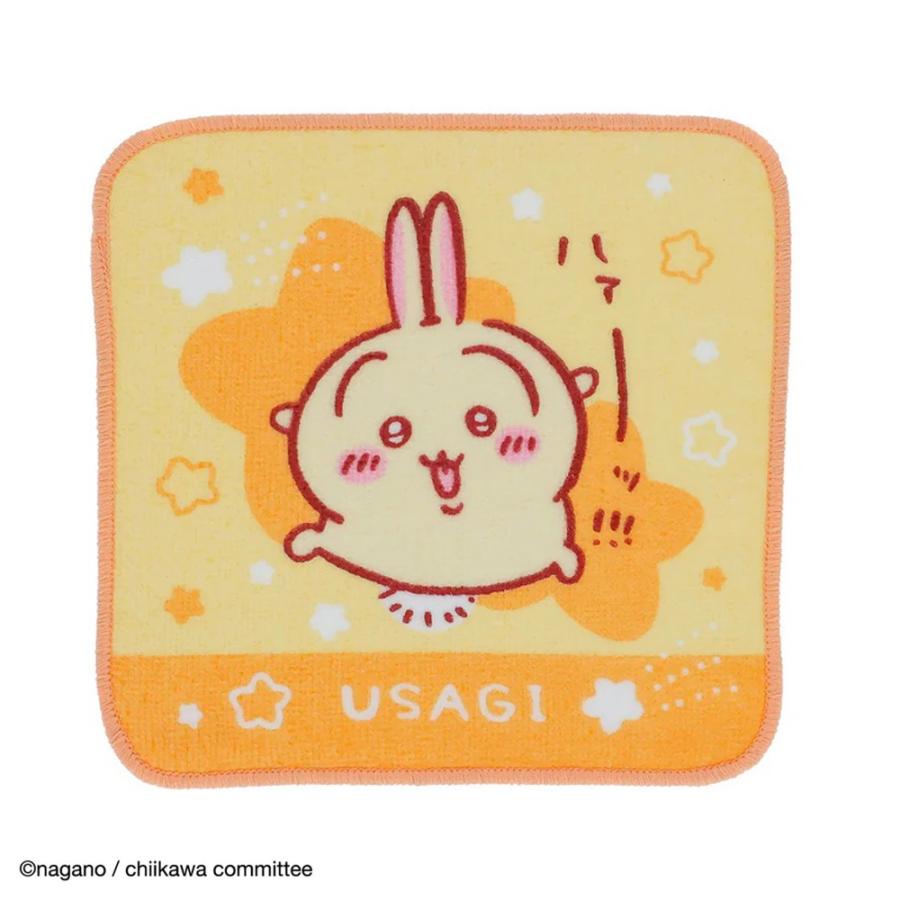 ちいかわ ミニタオル5枚組 キラキラバラエティ 15×15cm 5枚セット 綿