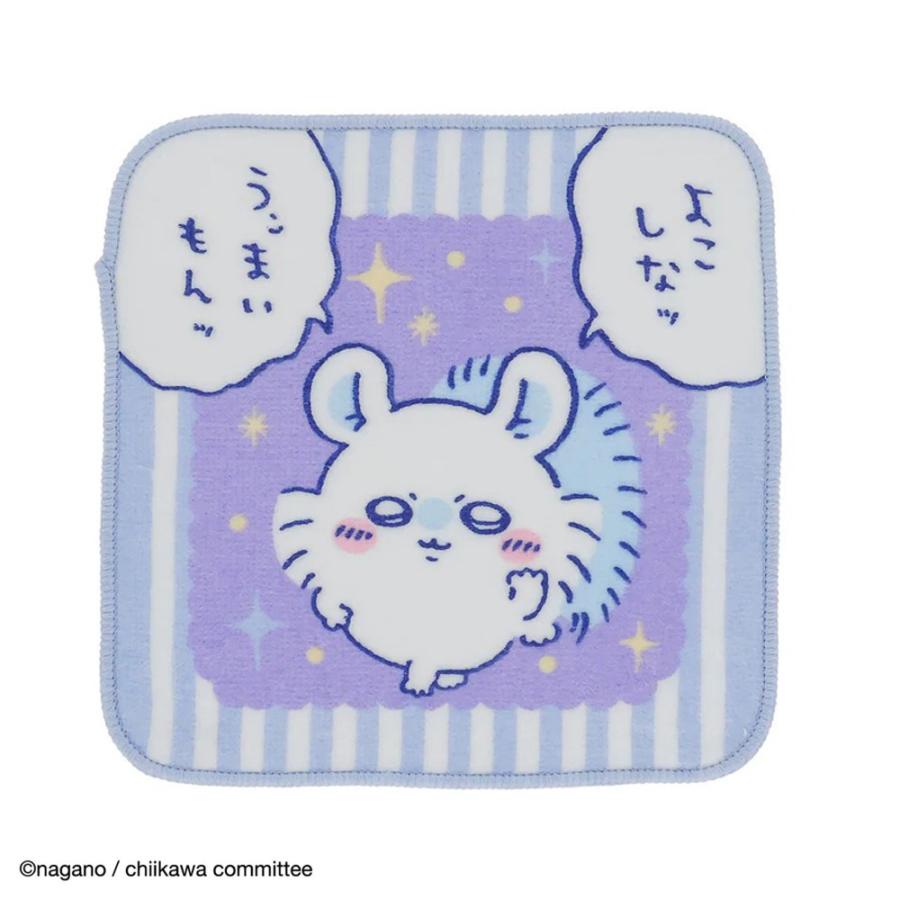 ちいかわ ミニタオル5枚組 キラキラバラエティ 15×15cm 5枚セット 綿
