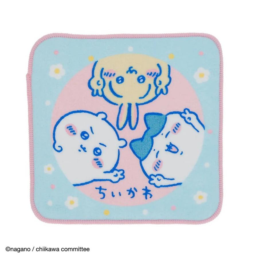 ちいかわ ミニタオル5枚組 キラキラバラエティ 15×15cm 5枚セット 綿