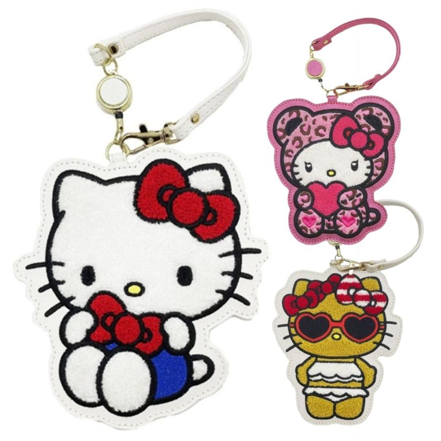 ハローキティ ダイカット サガラパスケース パスケース ホルダー