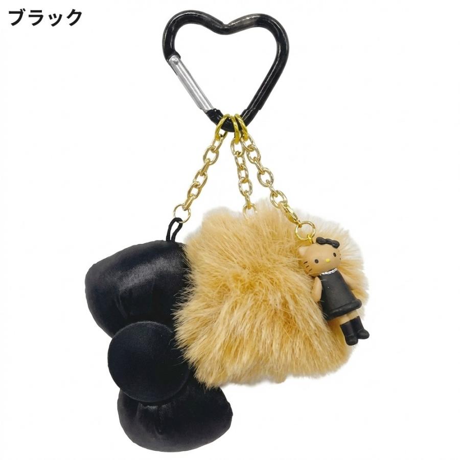 ハローキティ リボンストラップ マスコット ハートカラビナ ボア