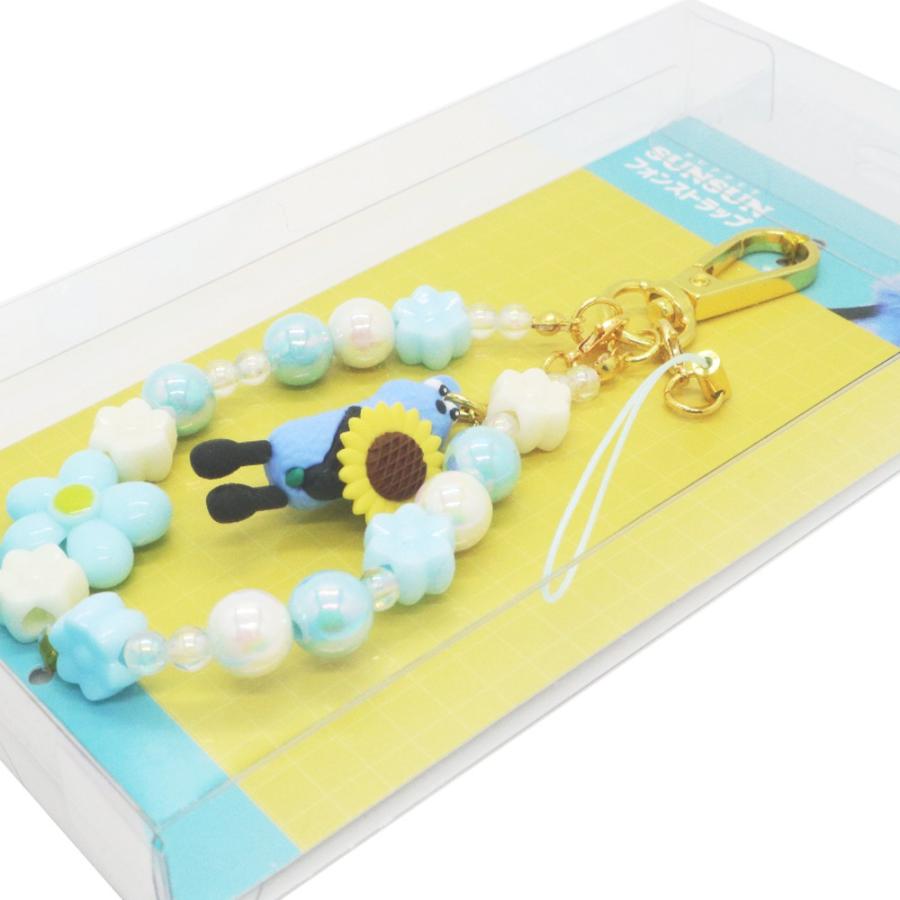 パペットスンスン フォンストラップ ストラップ ビーズストラップ