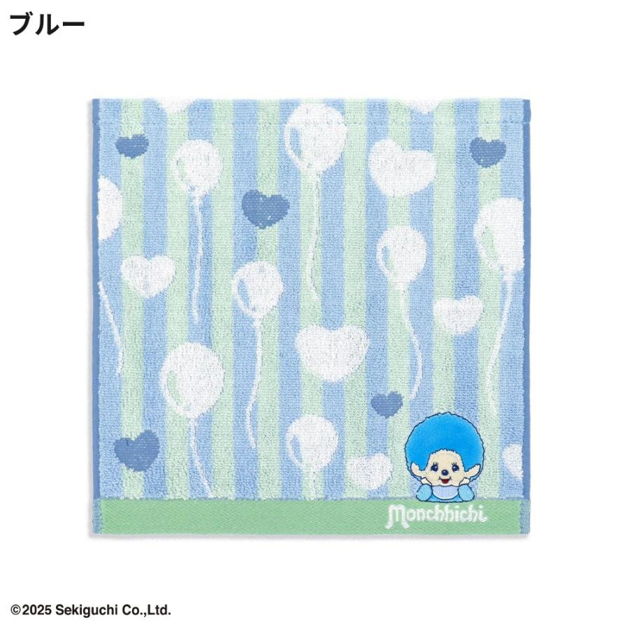 モンチッチ ふうせんハート タオルハンカチ 綿100 ハンカチ タオル