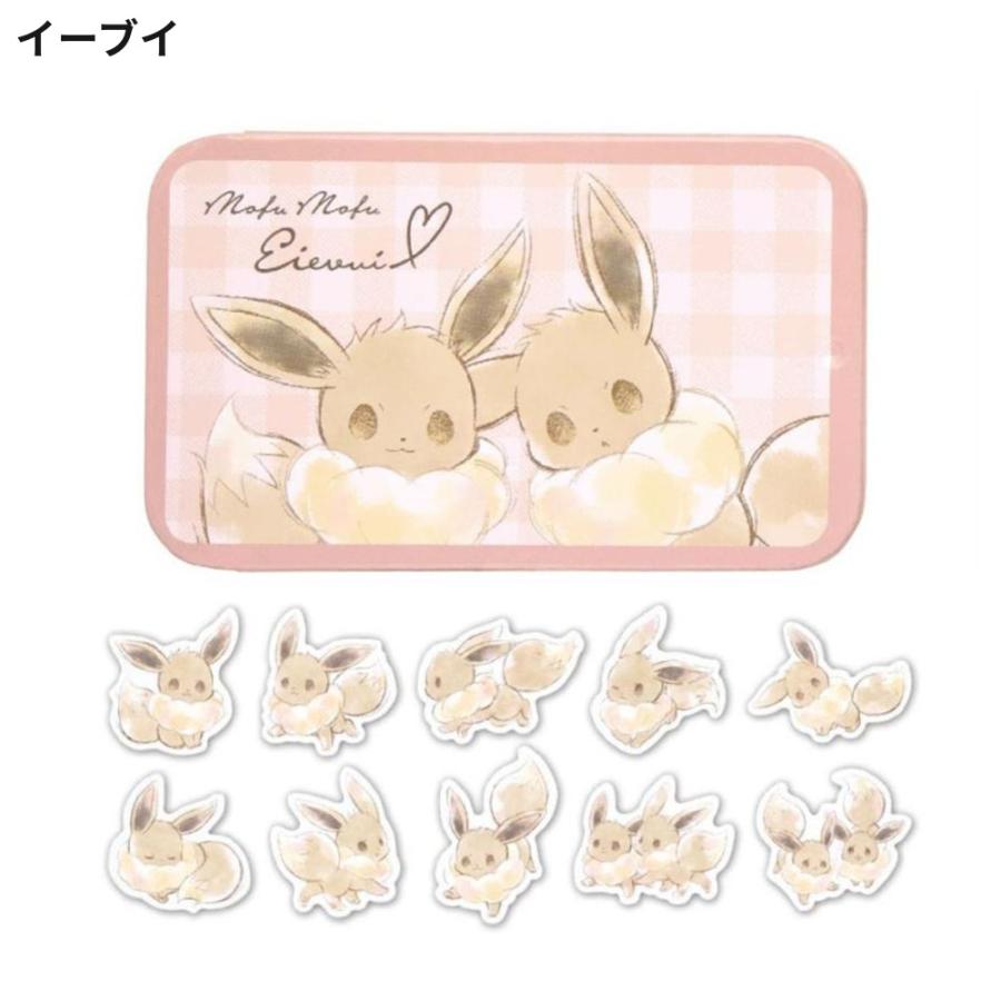 ポケモン 缶ケースシール 40枚入 シール ステッカー フレークシール