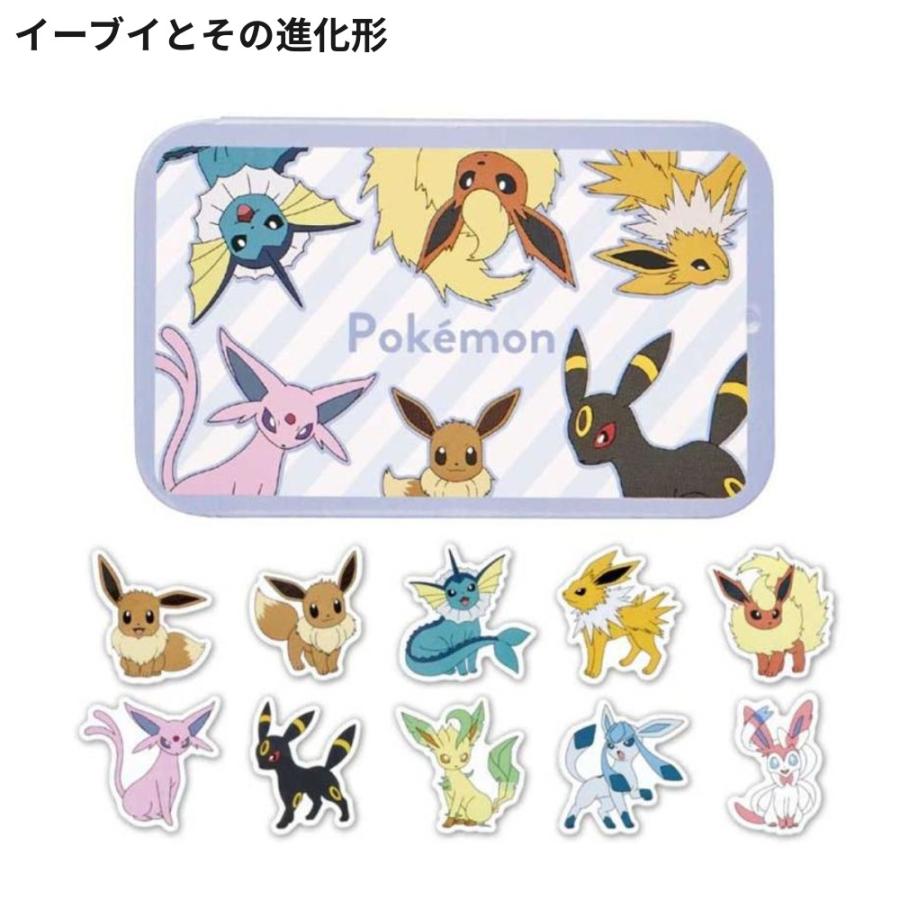 ポケモン 缶ケースシール 40枚入 シール ステッカー フレークシール