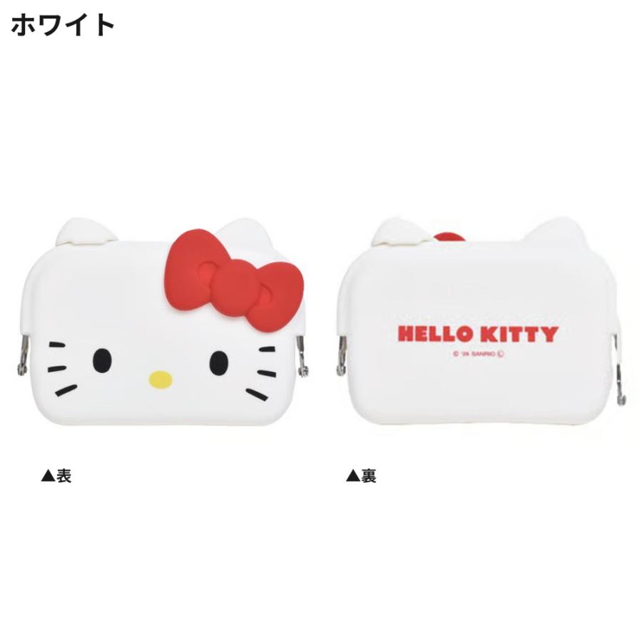 ハローキティ mimi DO-MO シリコンポーチ がま口 ポーチ 名刺 カード