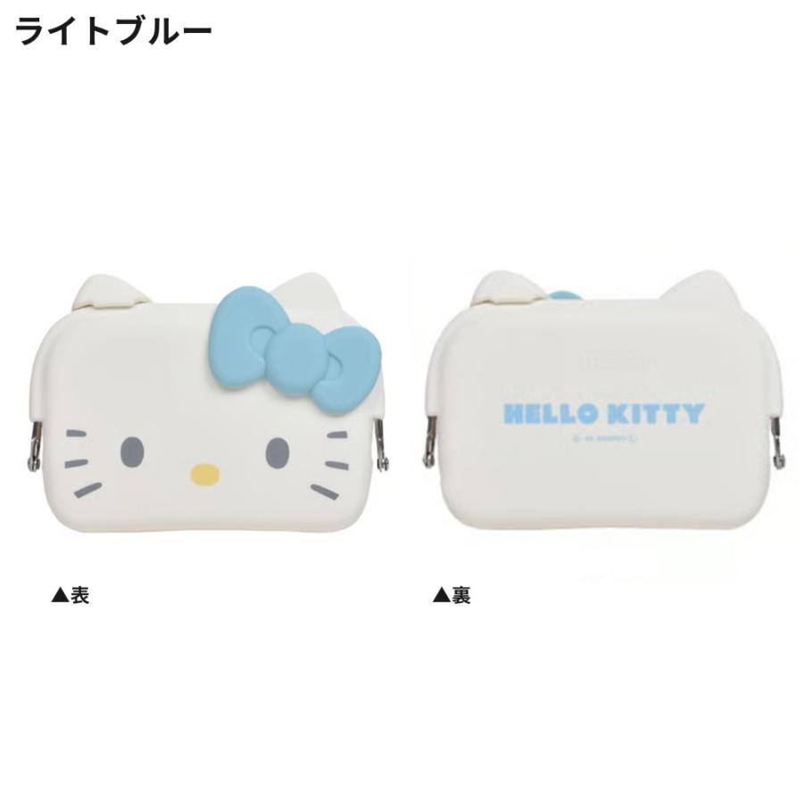 ハローキティ mimi DO-MO シリコンポーチ がま口 ポーチ 名刺 カード