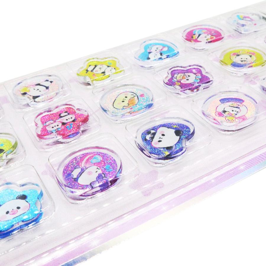 キラコロおはじきシール シール ステッカー キラキラ ぷっくり