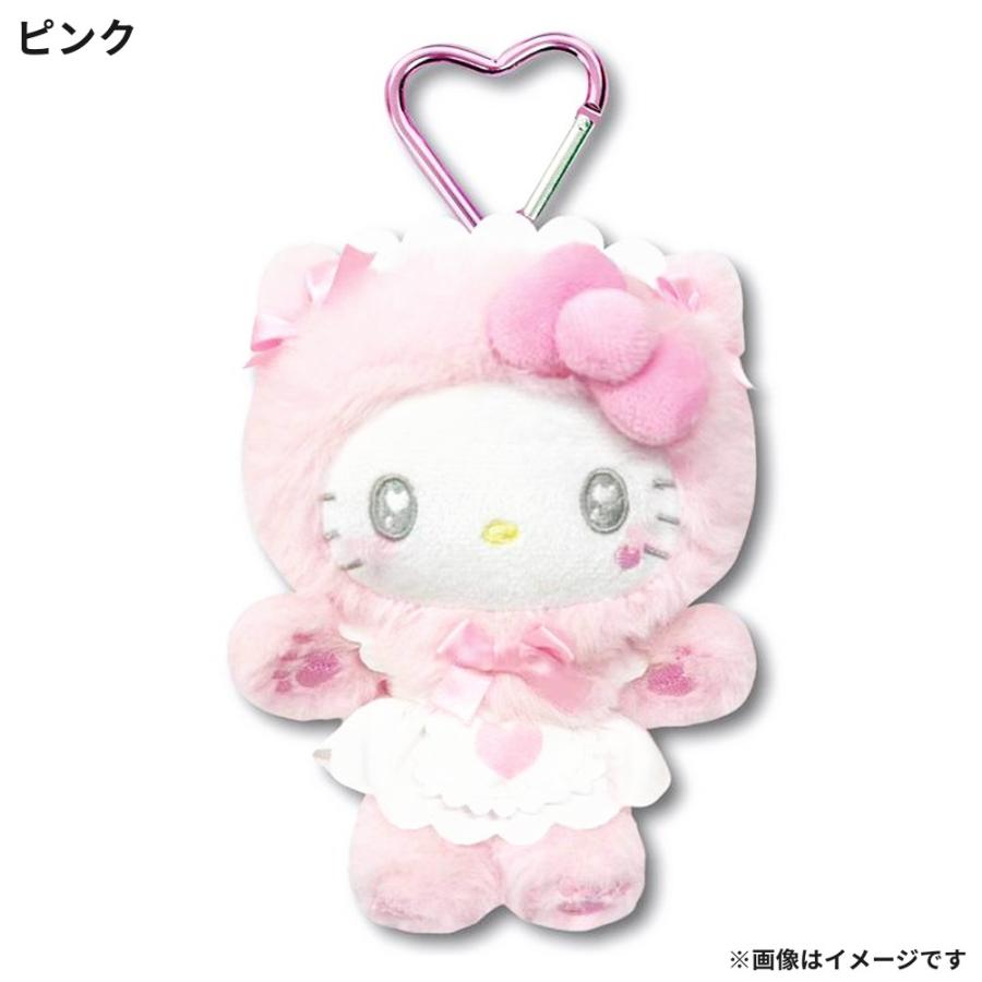 ハローキティ マスコットポーチ ねこねこメイド ポーチ マスコット