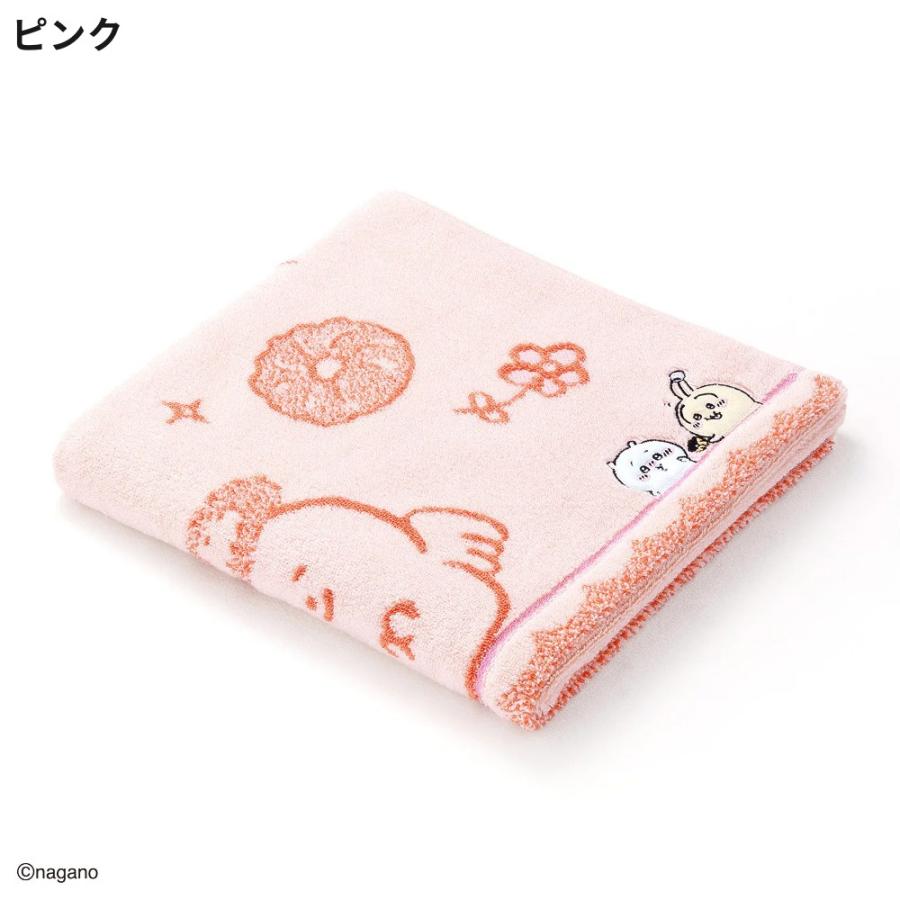 ちいかわ バスタオル ドーナツ食べよ 60×120 綿100 タオル ボディ