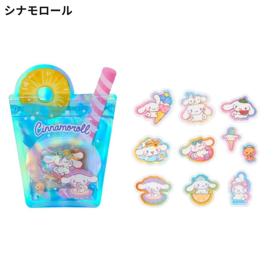 サンリオ 夏シール 30ピース シール ステッカー セット フレークシール