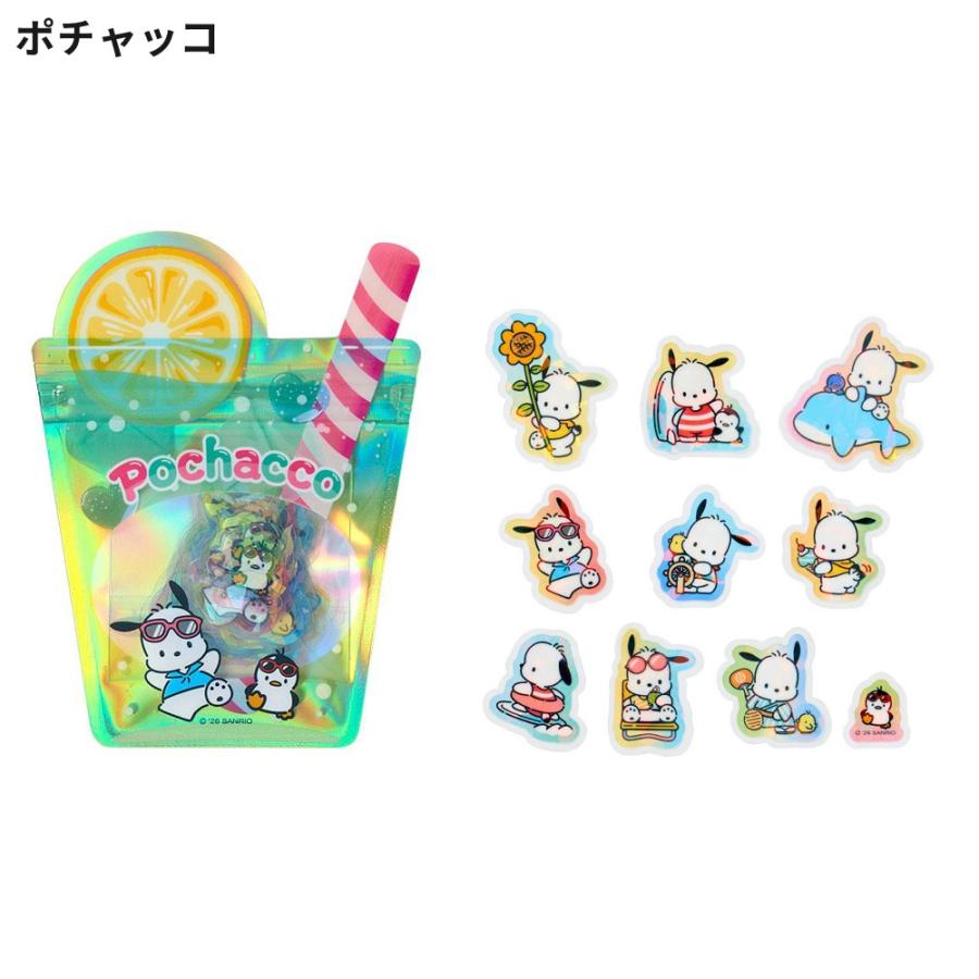 サンリオ 夏シール 30ピース シール ステッカー セット フレークシール