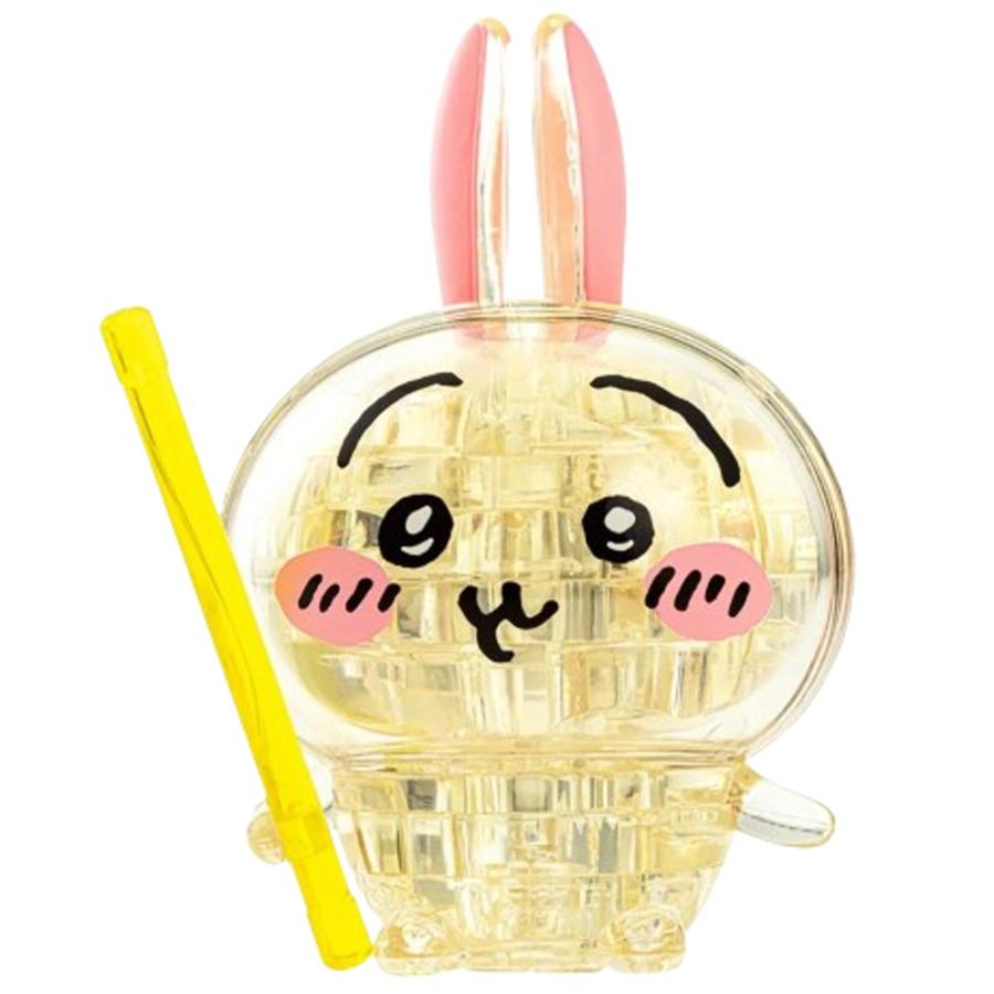 在庫処分》 ちいかわ クリスタルパズル グッズ ハチワレ うさぎ 立体