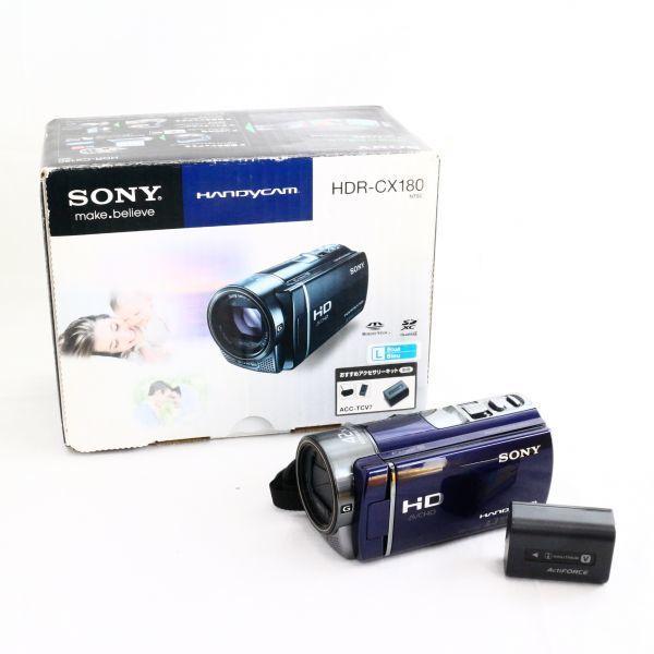 SONY HDR-CX180 ブルーSONY ソニー ハンディカム HDR-CX180 ブルー