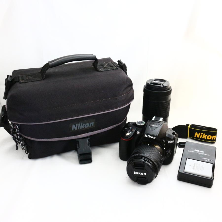 NIKON D5300 AF-P ダブルズームキット ブラック ボディ : りんすまいる