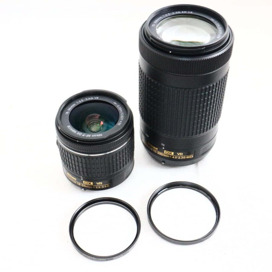 NIKON D3400 ダブルズームキット ショット数130 ブラック ボディ