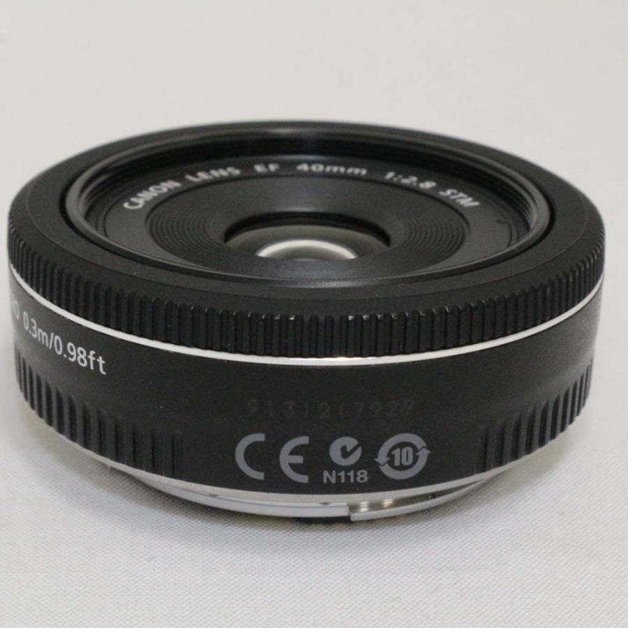 Canon EF 40mm f2.8 STM ブラック キャノン k1444 : りんすまいる