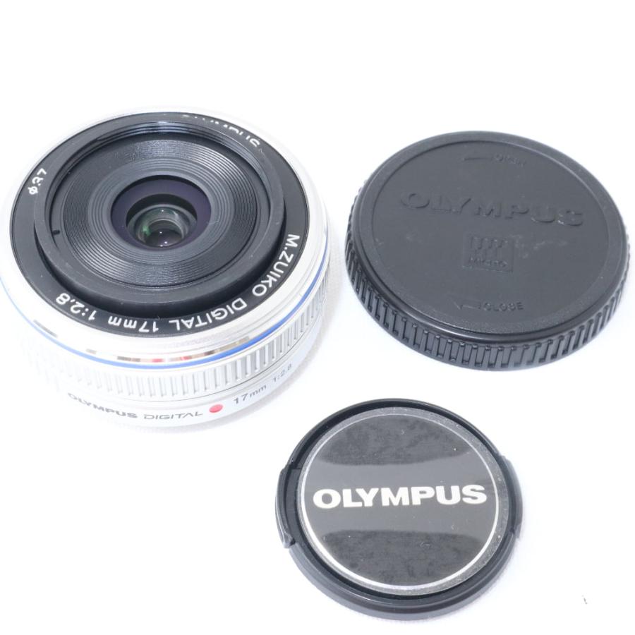 OLYMPUS M.ZUIKO DIGITAL 17mm F2.8 シルバー k1484-3 : りんすまいる