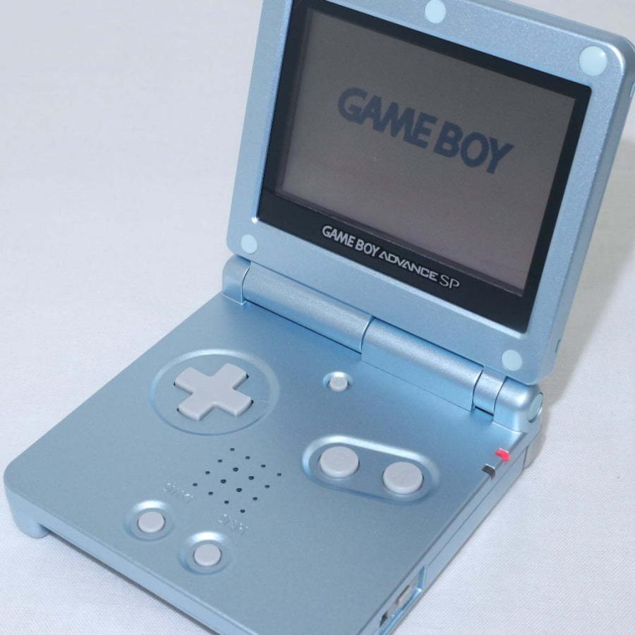 Nintendo ゲームボーイアドバンスSP パールブルー 任天堂 k1500 : りん