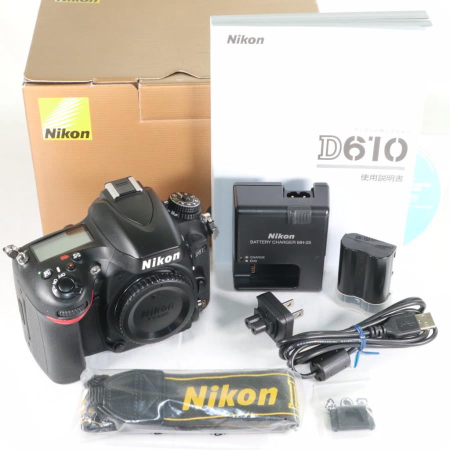 NIKON D610 ボディ ブラック ニコン k1727 : りんすまいる - 通販