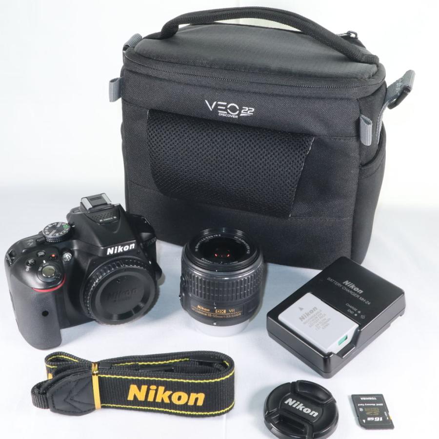 NIKON D5300 1855mm VR II レンズキット ブラック ニコン k1862 k1862りんすまいる 通販