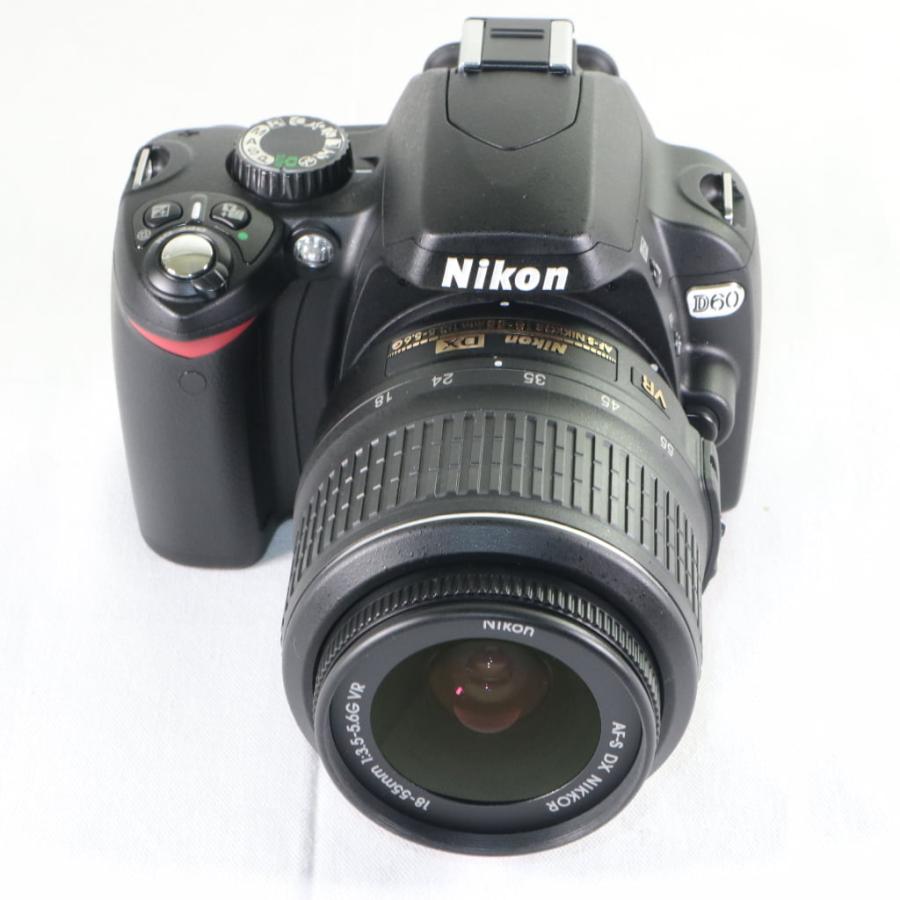 ☆ショット数9回☆ NIKON D60 レンズキット ブラック k1953 : りん