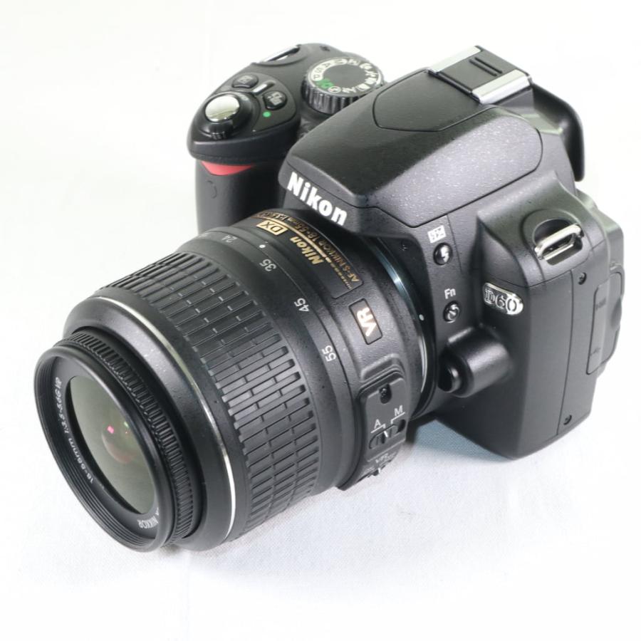 ☆ショット数9回☆ NIKON D60 レンズキット ブラック k1953 : りん