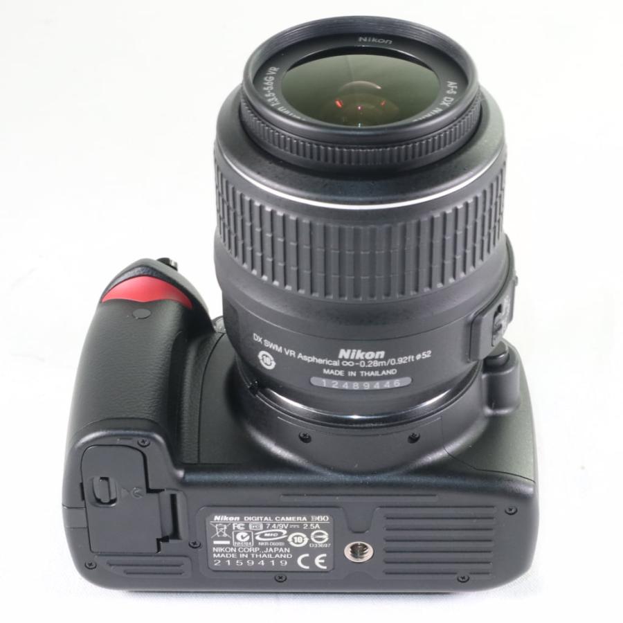 ☆ショット数9回☆ NIKON D60 レンズキット ブラック k1953 : りん
