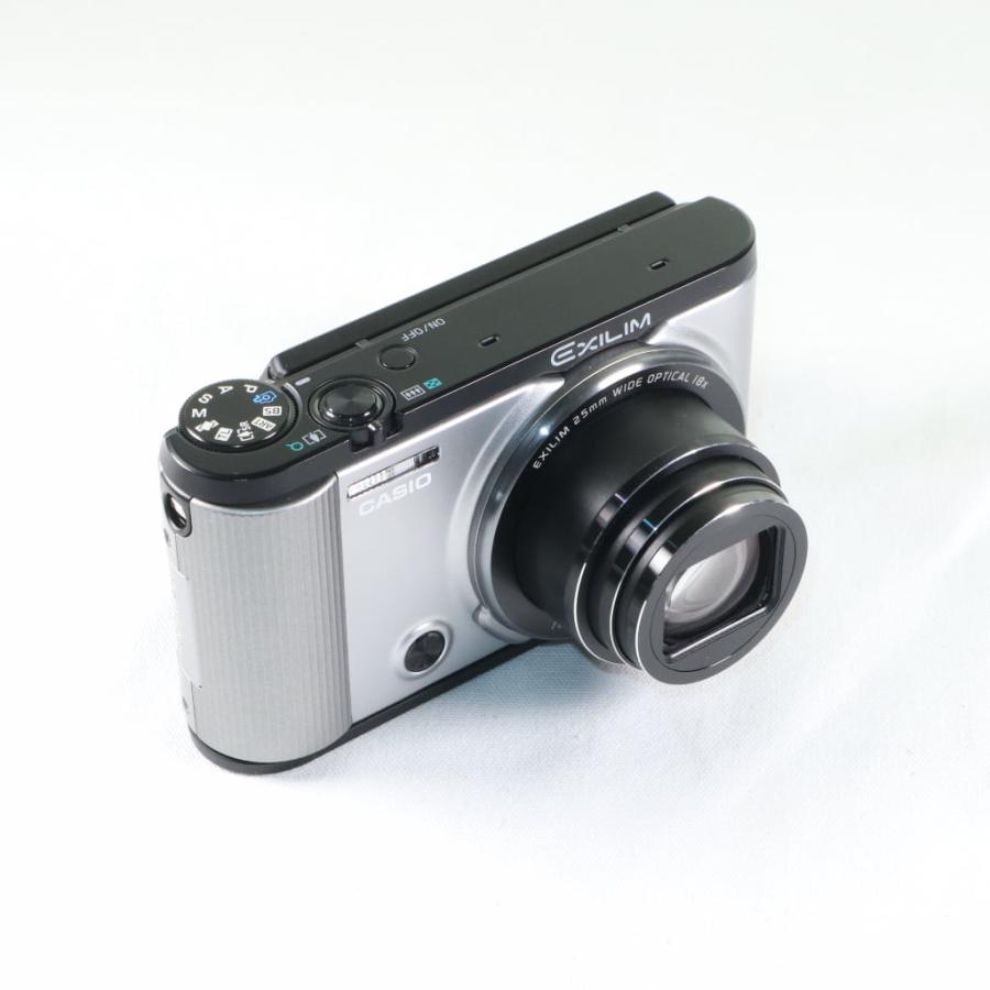 ★良品★ CASIO EXILIM EX-ZR400 シルバー Casio Exilim EX-ZR400 ZR400 digital camera W. 12.5x Zoom Lens