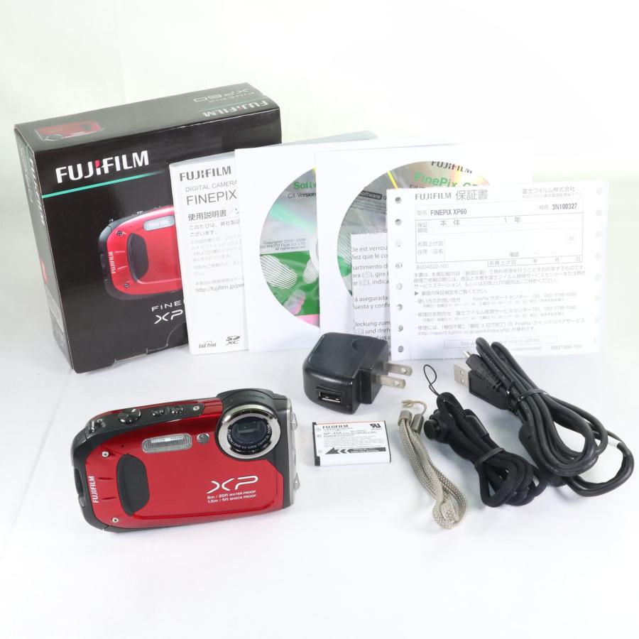 FUJIFILM FinePix XP60 デジタルカメラ レッド 防水 防塵 価格.com