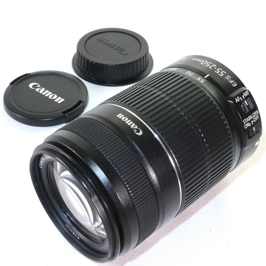 中古】 CANON EF-S 55-250mm F4-5.6 IS II キャノン 望遠レンズ k2340