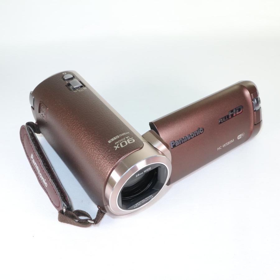 中古】極上美品 Panasonic HC-W580M ブラウン パナソニック ビデオ