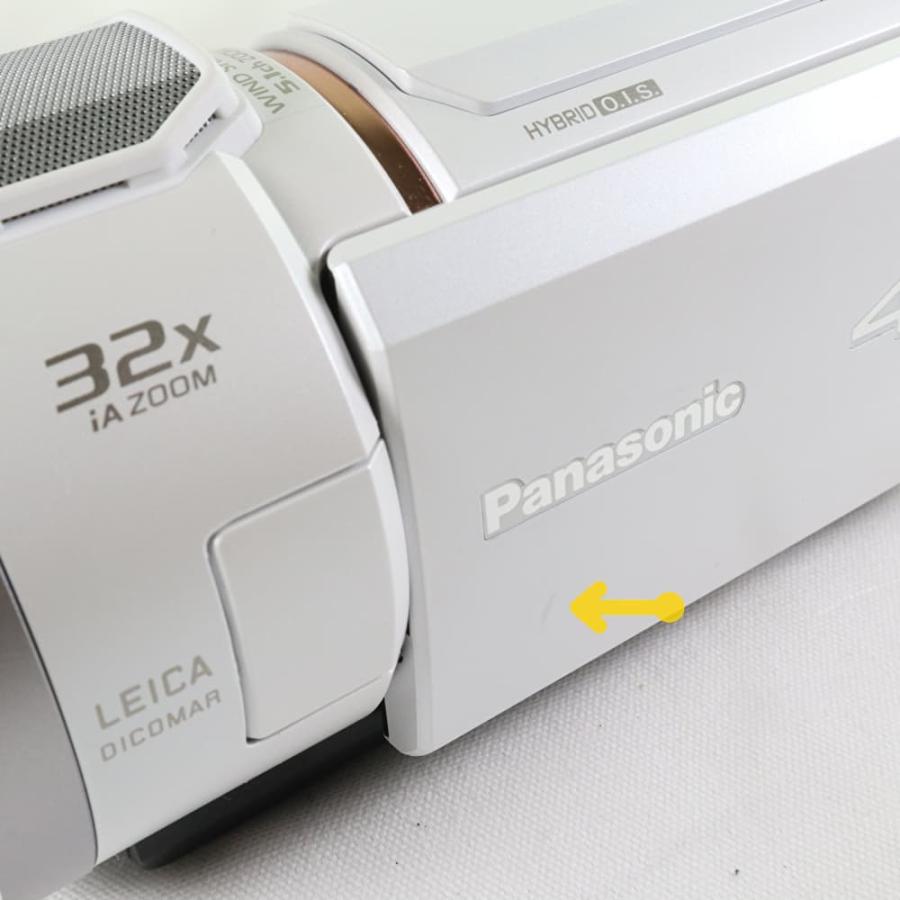 パナソニック 4K ビデオカメラ HC-VX1M-W ホワイト