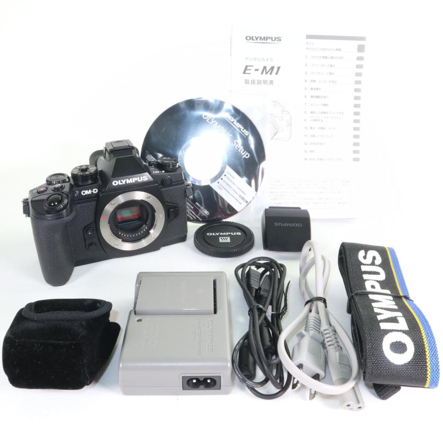 中古】 極上美品 OLYMPUS OM-D E-M1 ボディ ブラック オリンパス k2142 