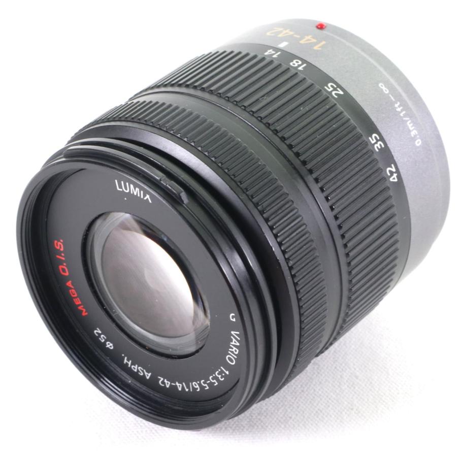 中古】 Panasonic LUMIX DMC-GF2 レンズキット レッド パナソニック
