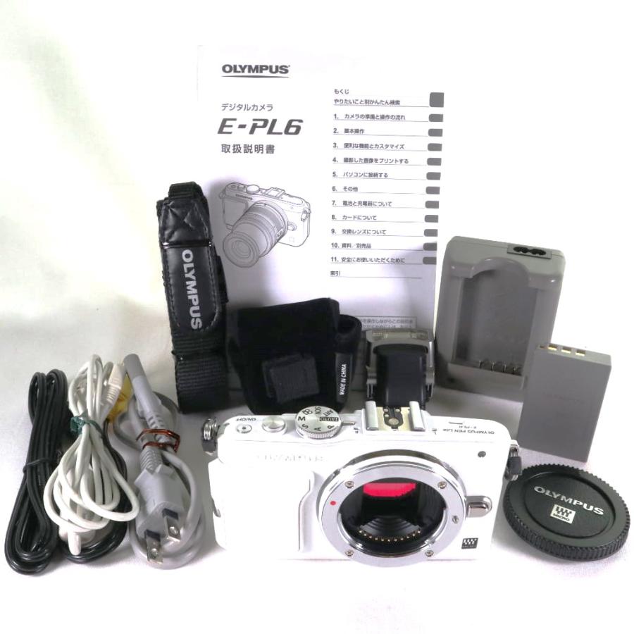 OLYMPUS E-PL6 ホワイト ミラーレス一眼 【公式通販】