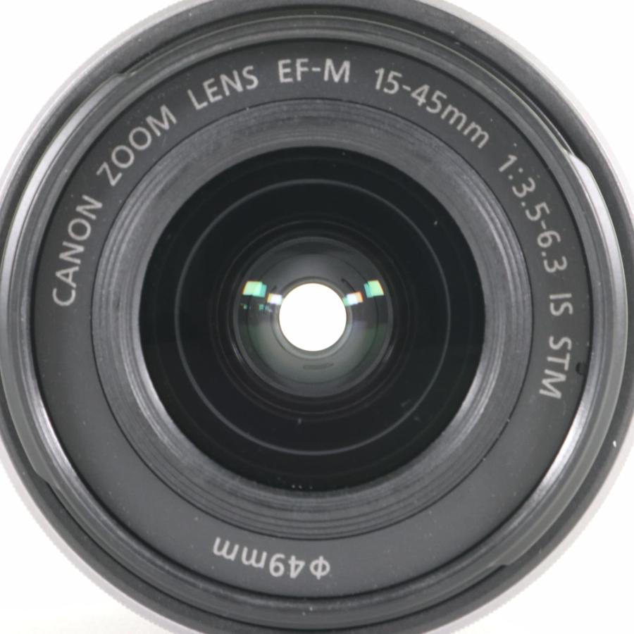 中古】 極上美品 CANON EOS Kiss M EF-M15-45 IS STM レンズキット 