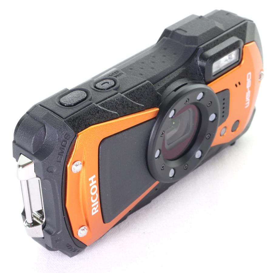 中古】 極上美品 RICOH WG-80 オレンジ コンパクトカメラ デジカメ