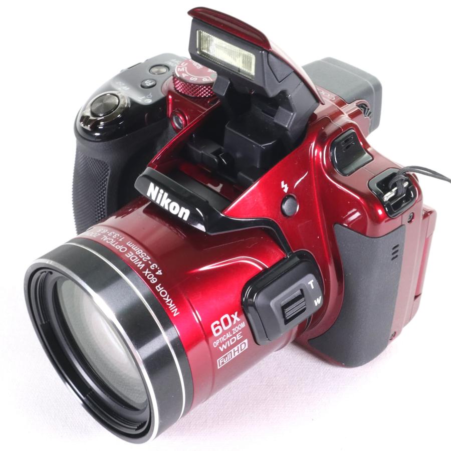 中古】 極上美品 NIKON COOLPIX P600 レッド コンデジ 中古】 極上美品 NIKON COOLPIX P600 レッド コンデジ