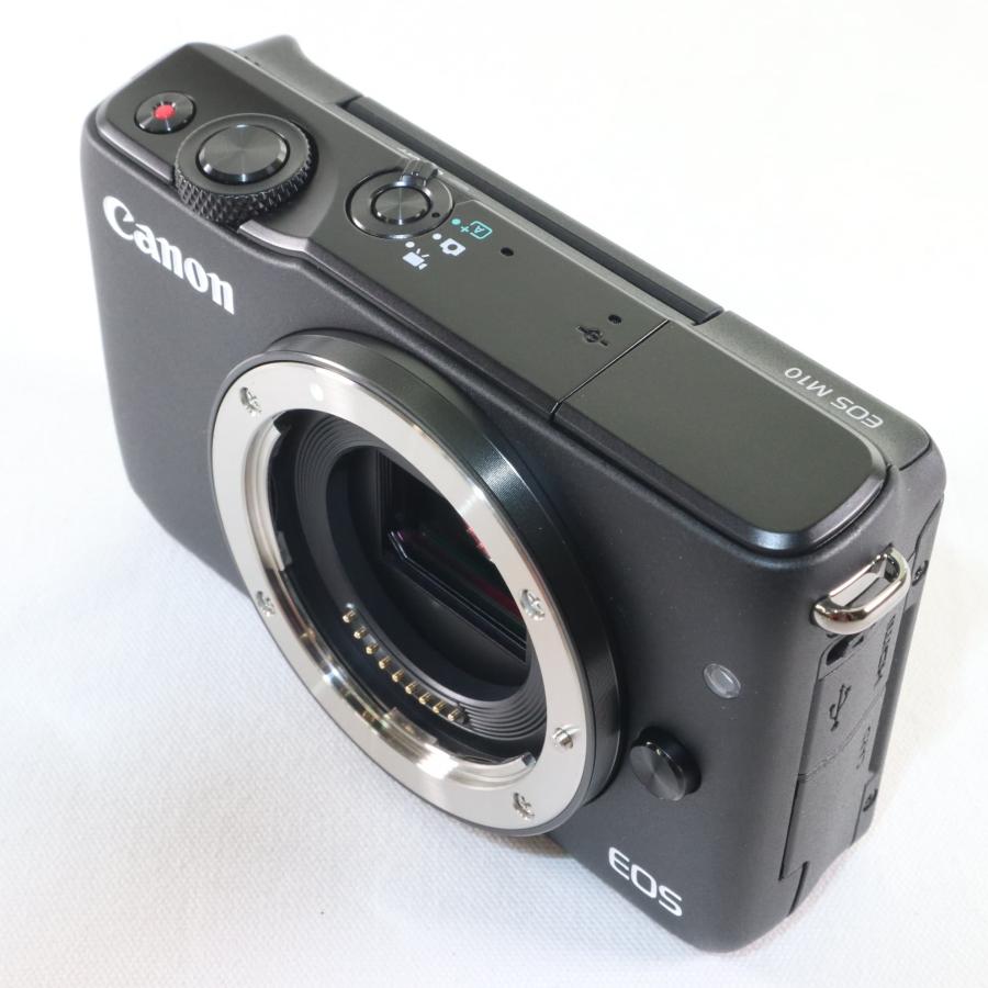 キヤノン EOS M10 ダブルズームキット ブラック ミラーレス カメラ 中古 中古】新品級 CANON EOS M10 レンズキット ブラック キャノン ミラー