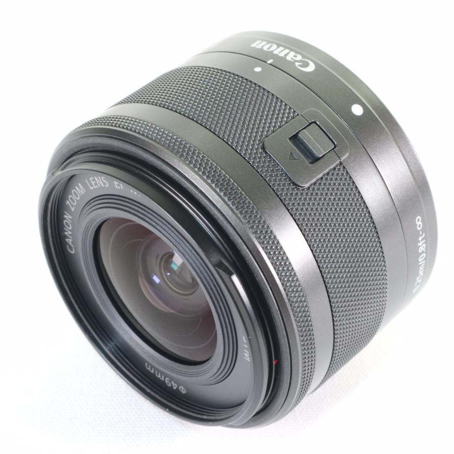 中古】新品級 CANON EOS M10 レンズキット ブラック キャノン ミラー