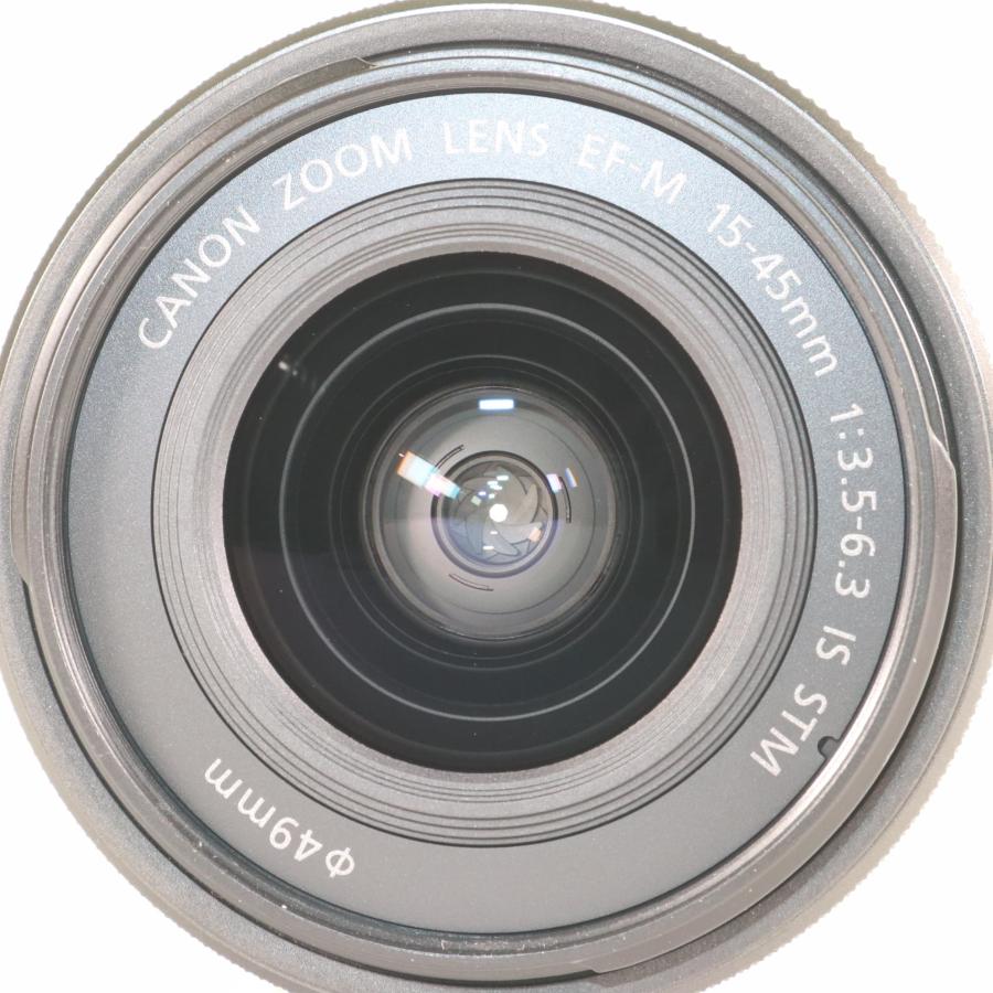 中古】新品級 CANON EOS M10 レンズキット ブラック キャノン ミラー