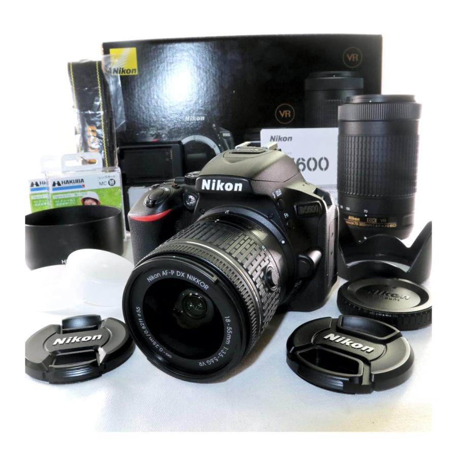 美品》Nikon D5600 ダブルズームキット Nikon ニコンD5600ダブル