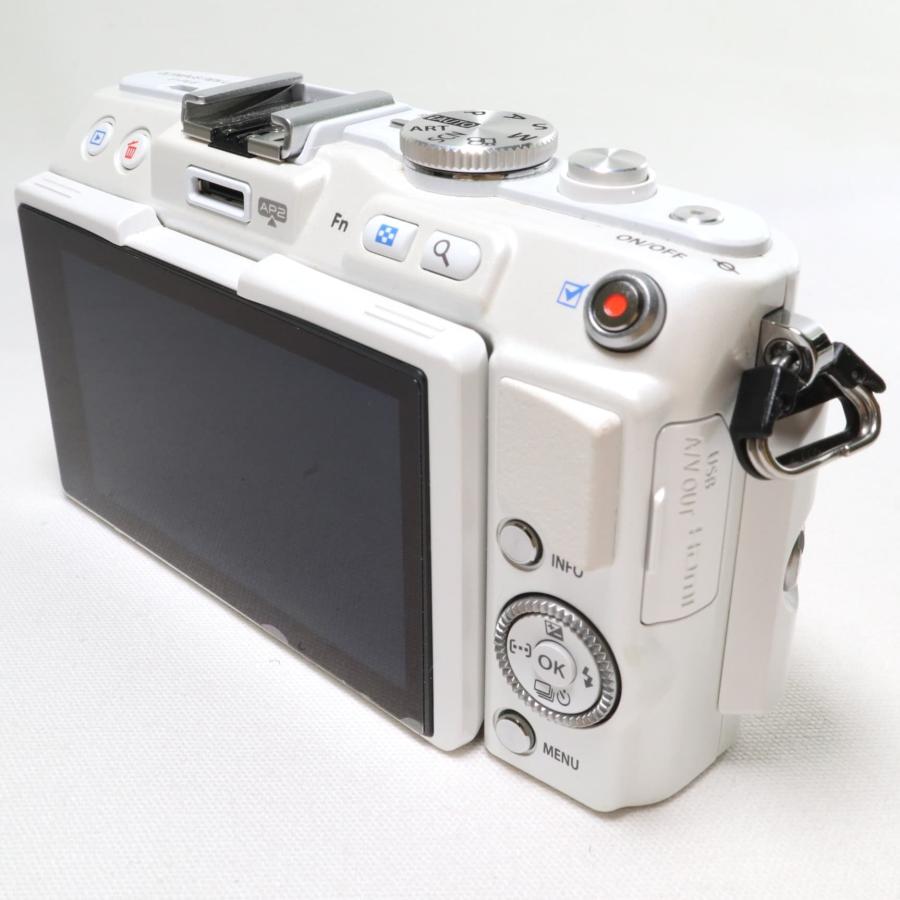 OLYMPUS PEN Lite E-PL6 ホワイト ミラーレス オリンパス k2306 : りん