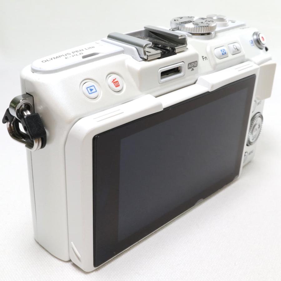 OLYMPUS PEN Lite E-PL6 ホワイト ミラーレス オリンパス k2306 : りん
