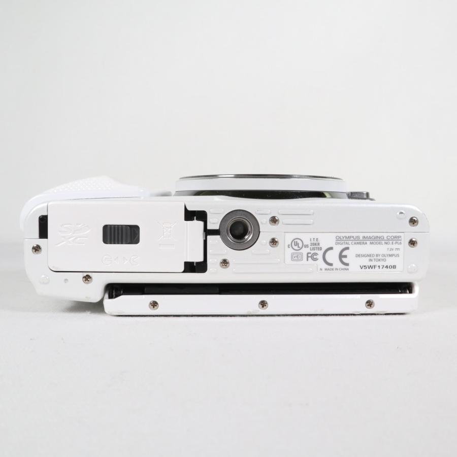 OLYMPUS PEN Lite E-PL6 ホワイト ミラーレス オリンパス k2306 : りん