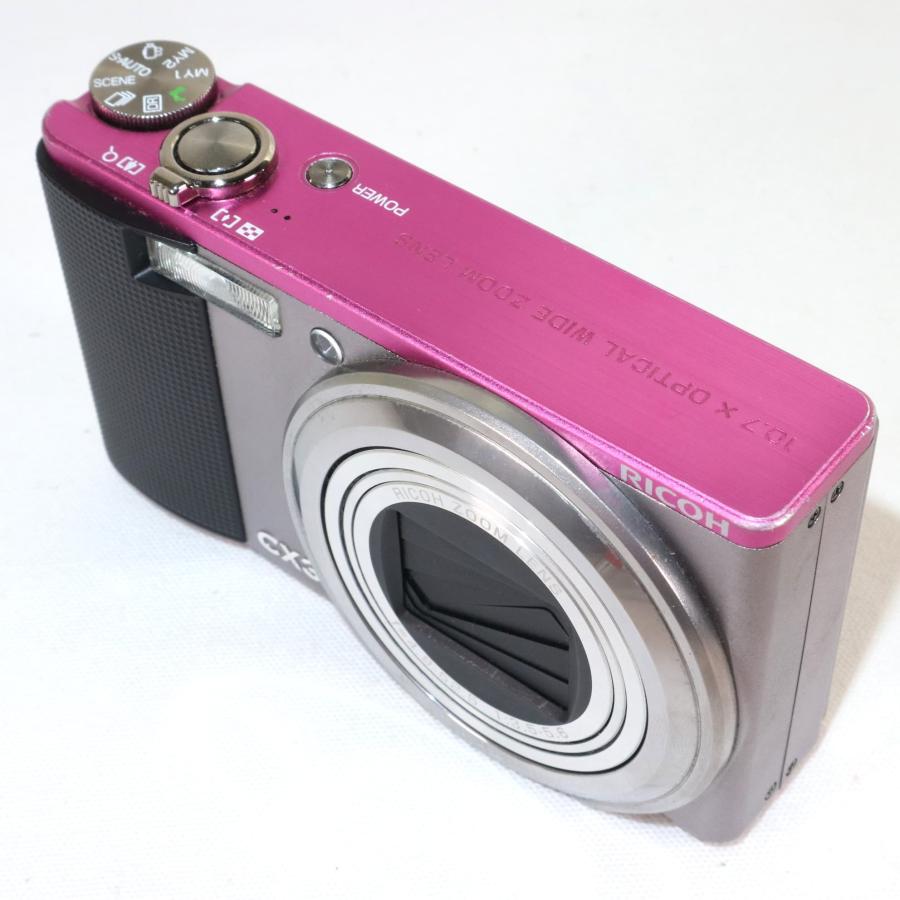 RICOH CX3 ツートン ライトグレー ピンク コンデジ コンパクト RICOH CX3 ツートン ライトグレー ピンク コンデジ コンパクト