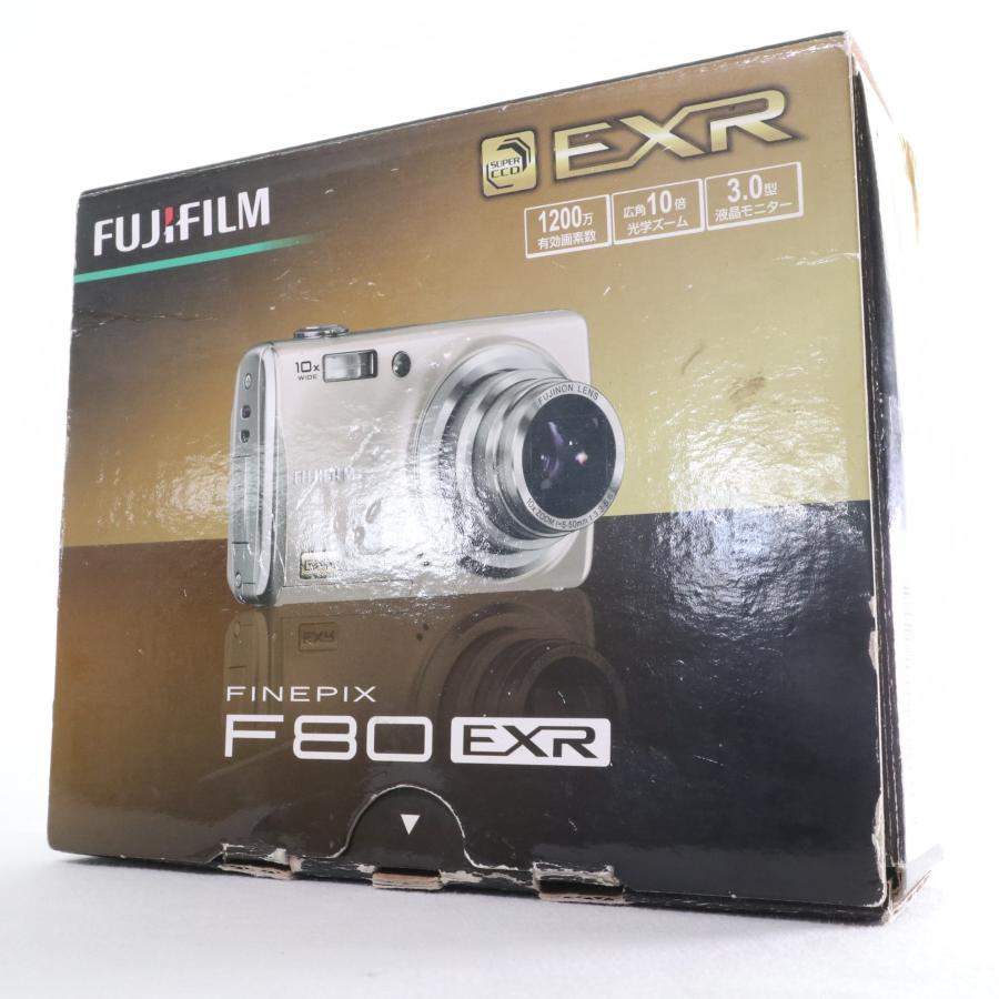 中古】 美品 FUJIFILM FINEPIX F80 EXR シルバー フジフィルム