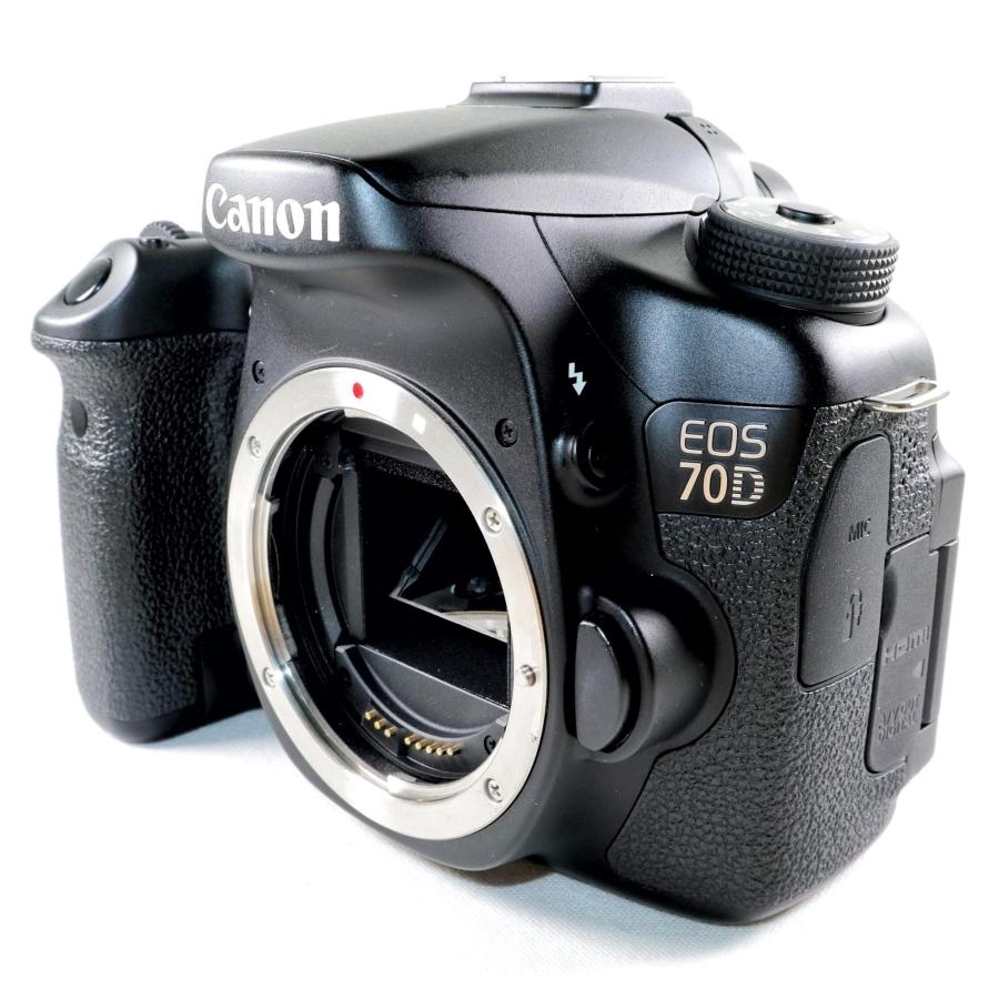 極上美品》 デジタル一眼レフカメラ CANON EOS 70D ボディブラック