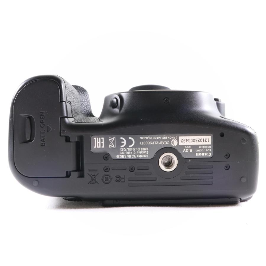 極上美品》 デジタル一眼レフカメラ CANON EOS 70D ボディブラック